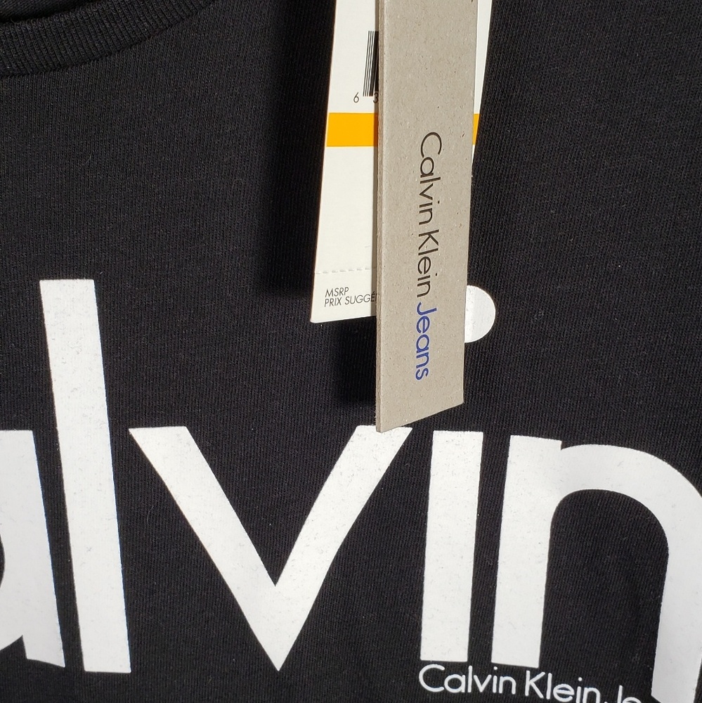 CALVIN KLEIN Men's Shirt Black Size Small NEW - Picture 3 of 5